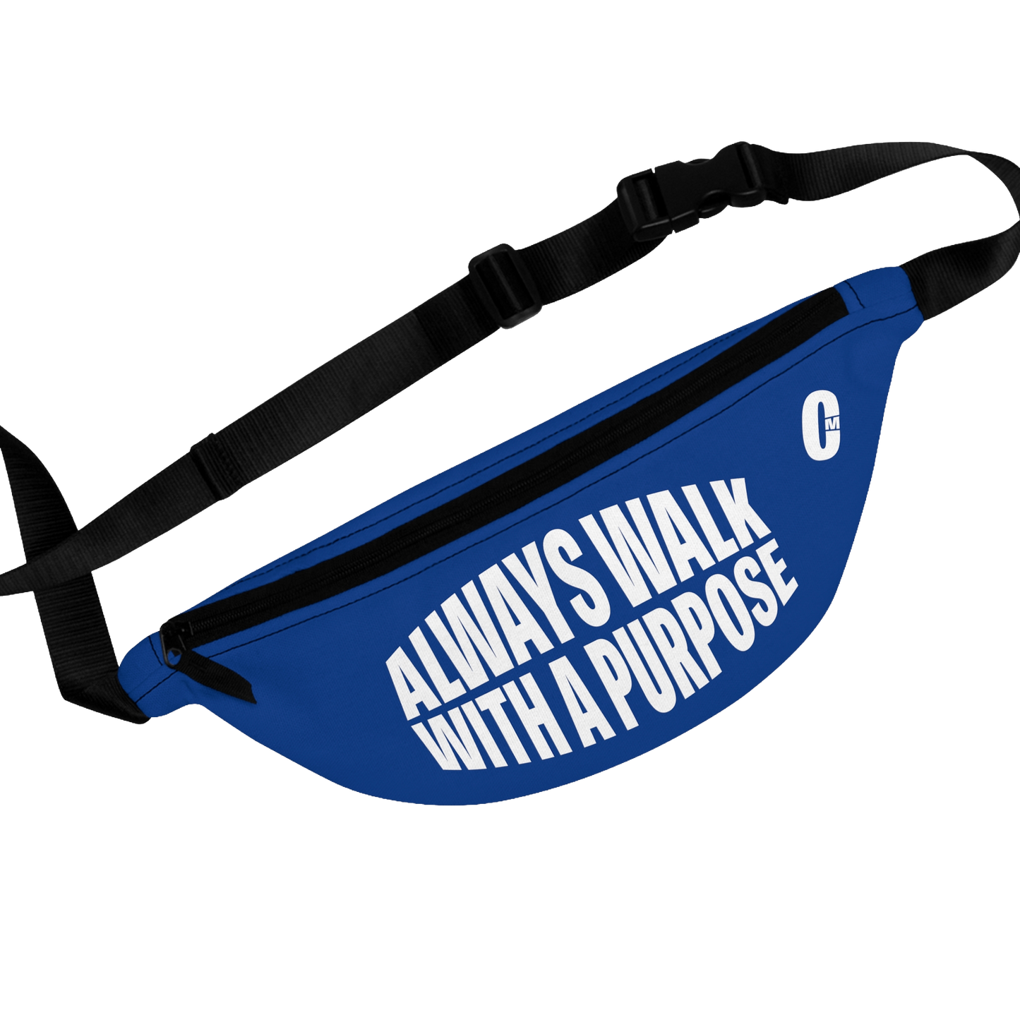 Always Walk With A Purpose Fanny Pack - Blue